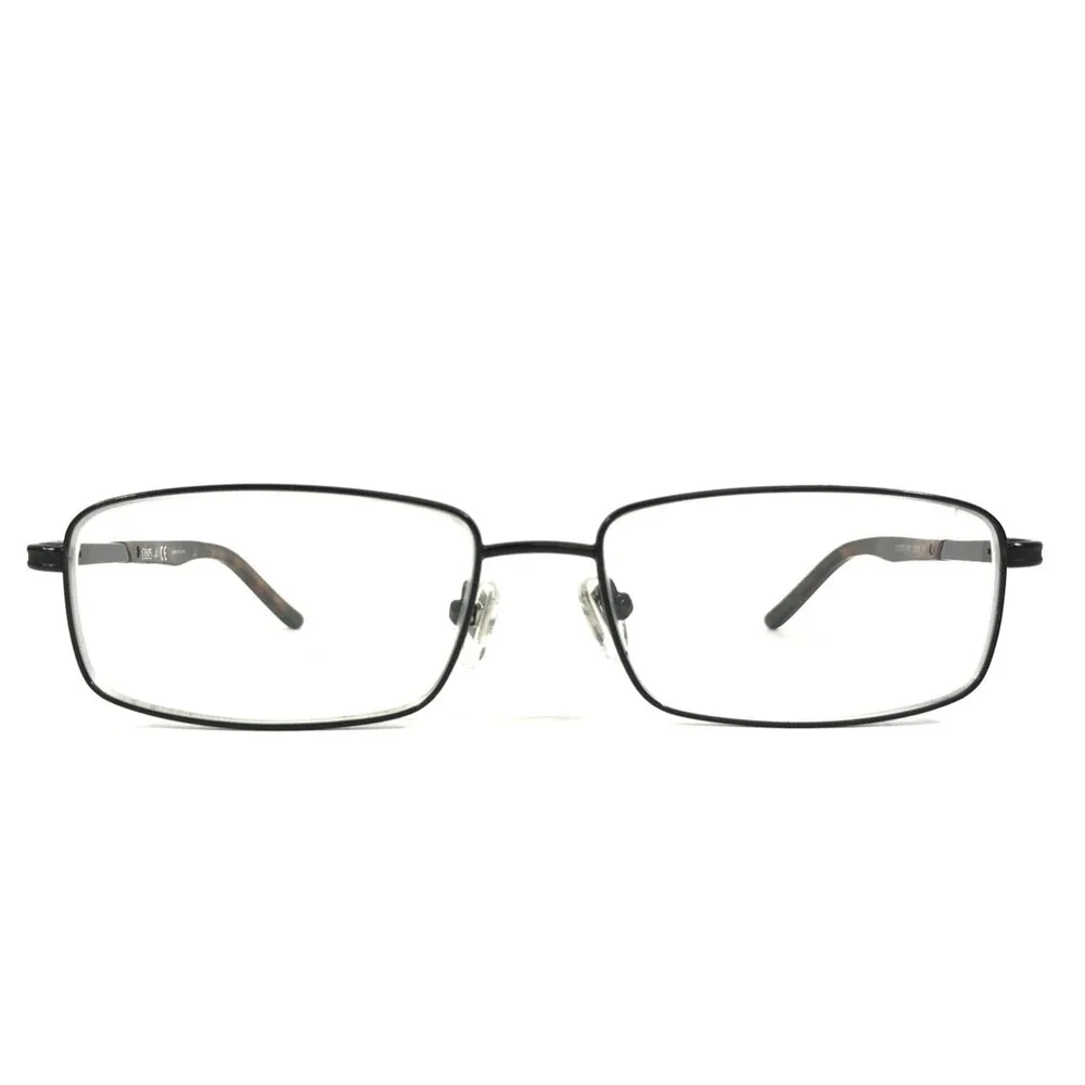 Chaps Eyeglasses Frames CP2079 107 Black Tortoise Rectangle Wire Rim 52-15-140